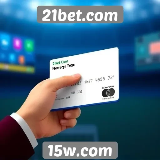 Métodos de pagamento disponíveis no 21bet.com